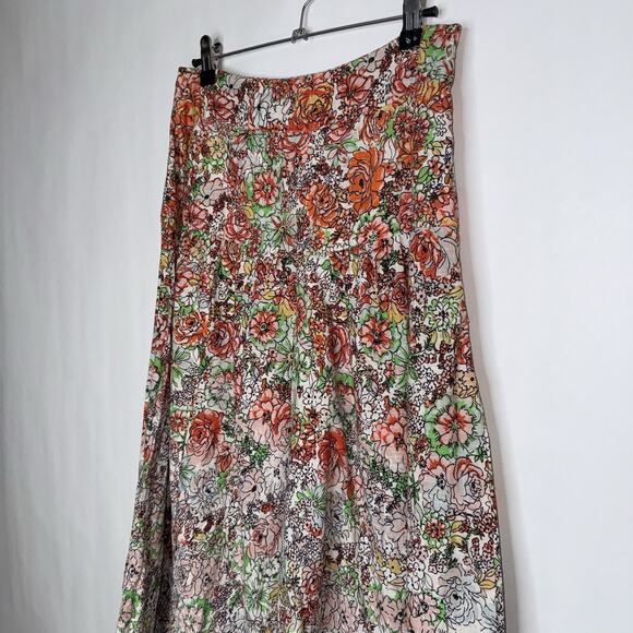 Free People Multicolor Floral Wide Leg Pants - Picture 3 of 6